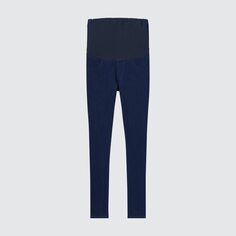 Ультраэластичные джинсовые леггинсы для беременных UNIQLO, синий