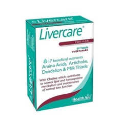 Health Aid Livercare 60 таблеток, Healthaid