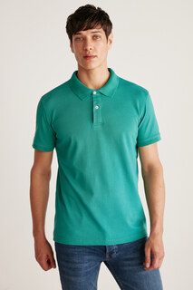 Chris Regular Зеленая футболка с воротником-поло GRIMELANGE, зеленый
