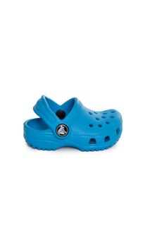 K Classic Clog T Синие детские тапочки Crocs, синий