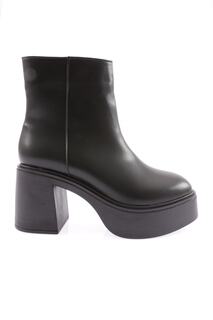 K632-22k Женские ботинки на каблуке DGN, черный