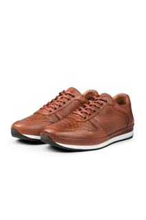 Мужская повседневная обувь Ageo из натуральной кожи коричневого цвета Ducavelli, коричневый