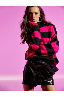 Rachel Araz X — водолазка с цветными блоками Koton, розовый