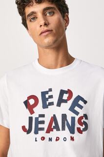 Футболка Мужская Белая Pepe Jeans, белый