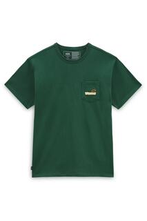 Мужская футболка Off The Wall с рисунком — Vans, зеленый