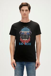Мужская футболка Reckless - черная Bad Bear, черный