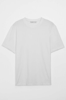 Мужская футболка комфортного кроя Solo с плотной текстурой GRIMELANGE, белый