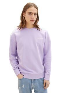 Мужская футболка сиреневого цвета Tom Tailor Denim, фиолетовый
