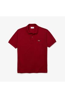 Мужская футболка-поло классического кроя Lacoste, красный