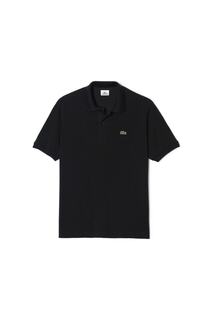 Мужская футболка-поло классического кроя Lacoste, черный