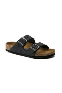 Аризона Черные тапочки Birkenstock, черный