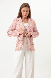 Женская короткая куртка пудрового цвета Lafaba, розовый