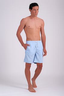 Мужские синие шорты для плавания среднего размера без принта Dagi, синий