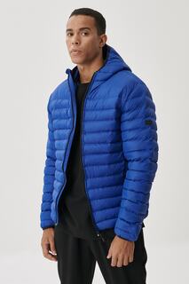Мужское синее повседневное пальто Saks Standard Fit, ультралегкое, непроницаемое для холода AC&amp;Co/Altınyıldız Classics AC&amp;Co Altinyildiz Classics, синий