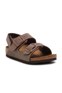 Мюли - Коричневые - Плоские Birkenstock, коричневый