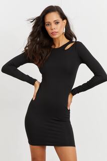 Женское черное мини-платье CG277 Cool &amp; Sexy, черный
