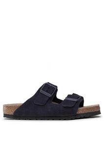 Мюли - Темно-синий - Плоская подошва Birkenstock, темно-синий