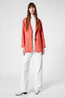 Женская плиточная куртка Koton, оранжевый