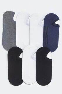 Набор из 7 носков-ботинок унисекс — белый Черный/Белый/Темно-синий/Антрацит Katia&amp;Bony, разноцветный Katia&Bony
