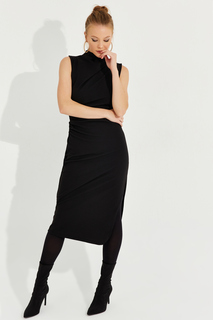 Женское черное платье-миди без рукавов Cool &amp; Sexy, черный