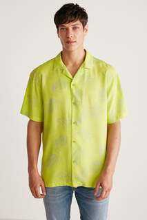 Свободная неоново-зеленая рубашка Harrison GRIMELANGE, зеленый