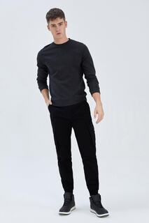 Обычные брюки-карго с карманом-карго DeFacto, черный