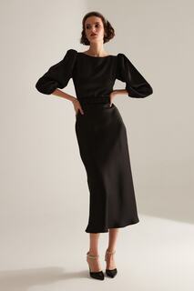 Черное помолвочное платье Heleny специального дизайна BETTY &amp; SAM, черный