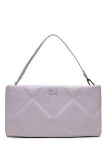 Женская сумка через плечо Re-Lock Ouılt Crossbody Calvin Klein, фиолетовый