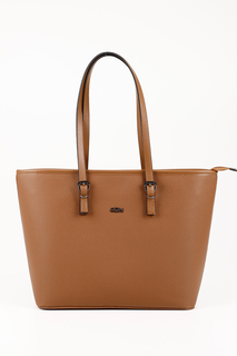 Женская сумка через плечо Taba Gön большого размера GÖNDERİ(R), коричневый