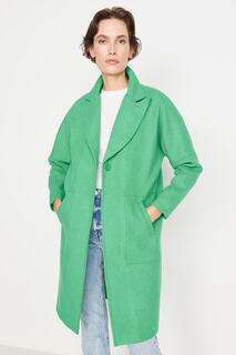 Пальто - Зеленый - Косухи Trendyol