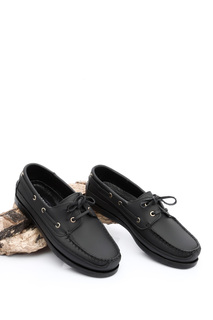 Черные мужские туфли из натуральной кожи Gön GÖNDERİ(R), черный