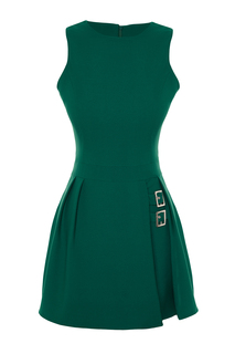 Зеленые мини-шорты, юбка, детальный тканый комбинезон с поясом Trendyol, зеленый