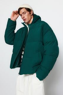Зимняя куртка - зеленая - пуховик Trendyol, зеленый