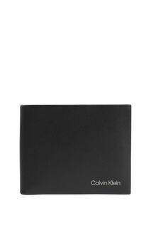 Черный мужской кошелек CK CONCISE BIFOLD 6CC W/BILL Calvin Klein