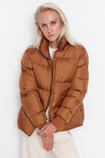 Зимняя куртка - Коричневый - Пуховик Trendyol, коричневый