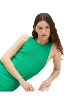 Платье - Зеленое - Базовое Tom Tailor, зеленый