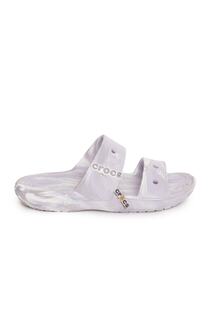 Спортивные тапочки Classic Marbles Sandal Crocs, фиолетовый