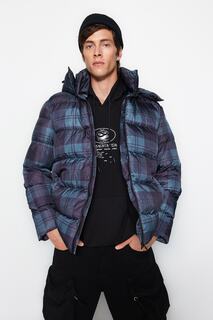Зимняя куртка - Темно-синий - Пуховик Trendyol, темно-синий