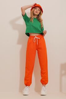 Спортивные штаны - Оранжевый - Джоггеры Trend Alaçatı Stili, оранжевый