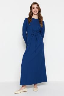 Платье - Темно-синий - А-силуэт Trendyol Modest, темно-синий