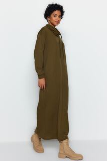 Платье - Хаки - Базовое Trendyol Modest, хаки