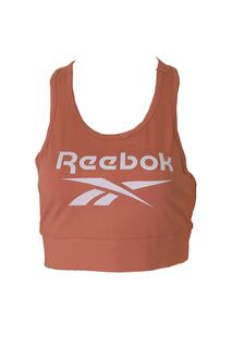 Спортивный бюстгальтер - оранжевый - слоган Reebok