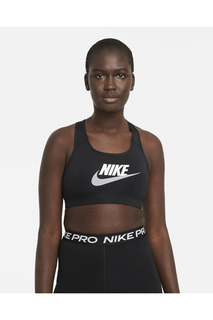 Спортивный бюстгальтер - черный - однотонный Nike, черный