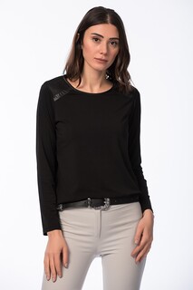 Женская черная блузка Koton, черный