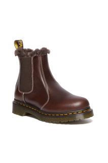 Ботильоны - Коричневый - Блок Dr. Martens, коричневый