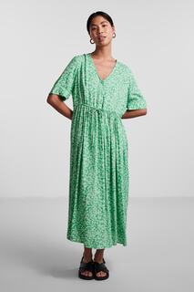 Платье для женщин/девочек для взрослых PIECES, зеленый