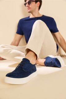 Темно-синие мужские классические туфли Yaya by Hotiç, темно-синий