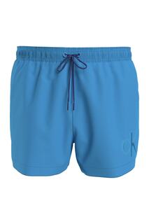 Шорты для плавания - Синие - Однотонные Calvin Klein, синий