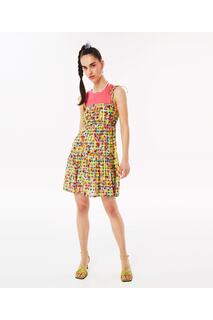 Платье из двух частей с цветочным узором Twist, разноцветный