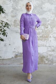 Платье С Ремешком Lilya - Фиолетовый InStyle